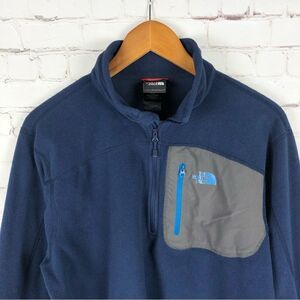 The North Face Blue Pullover Quarter Zip Men’s Sz Medium